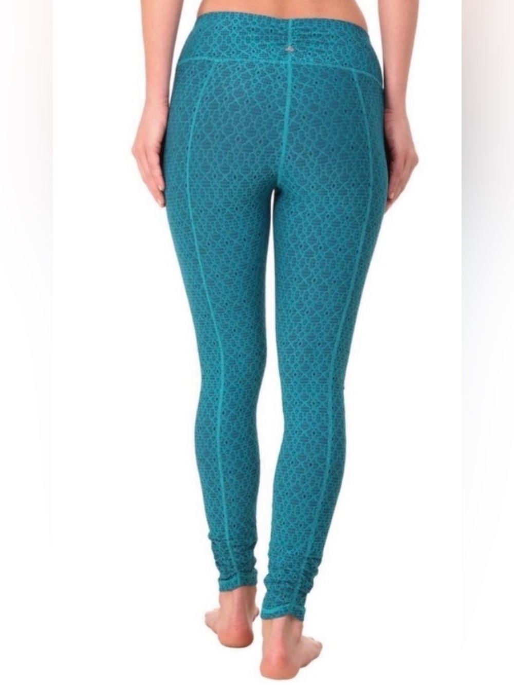 Prana Teal Textured Leggings